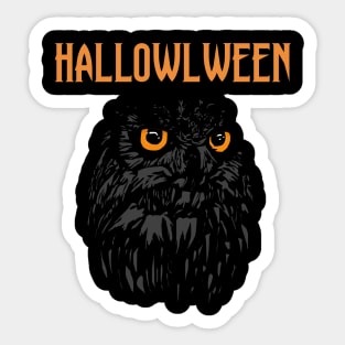 Hallowlween - Halloween Owl Sticker